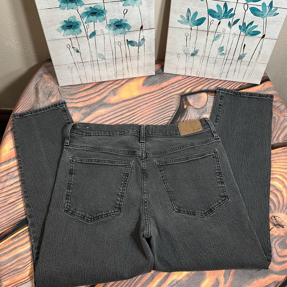 1-Madewell Perfect Vintage Jean Black 30 Hemp - Picture 1 of 2